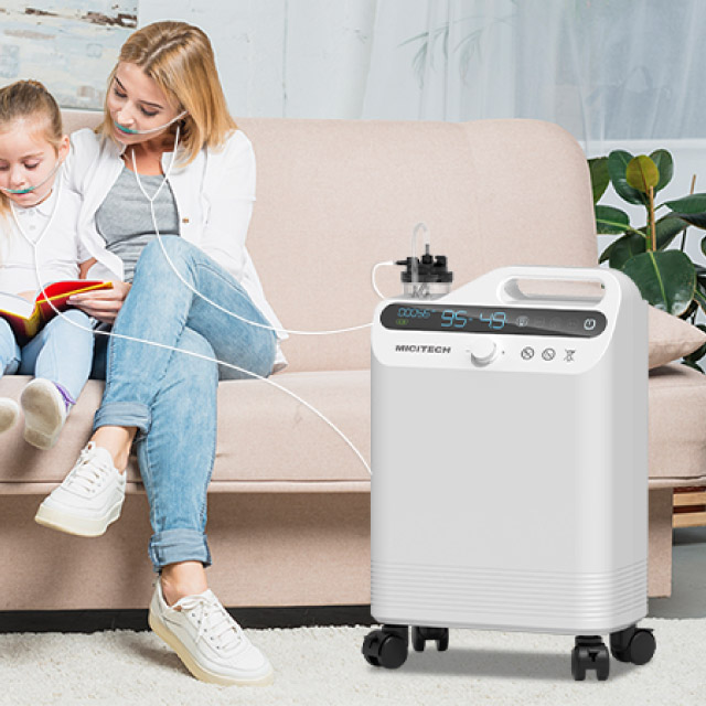 WyMedical A1-5 Digital Oxygen Concentrator - Patient